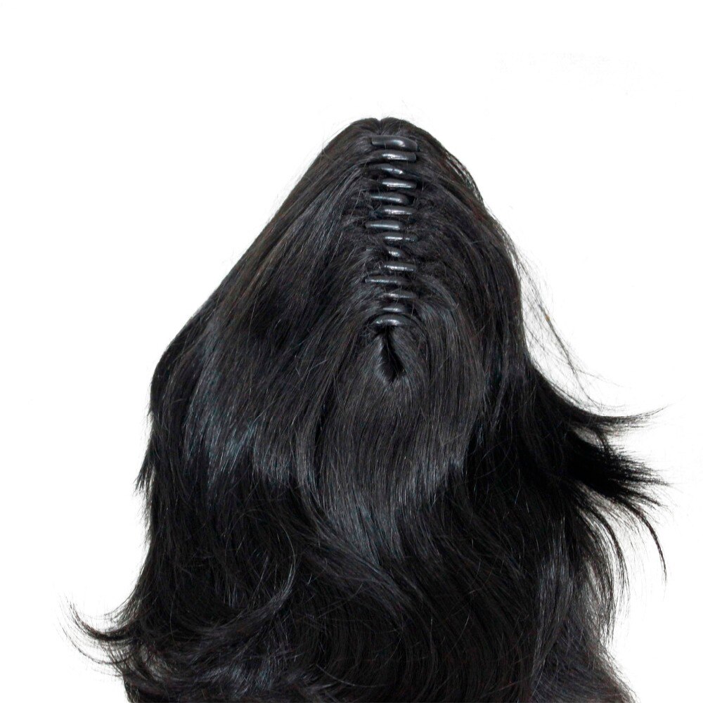 Strong Beauty 12" Natural curly Dual Use Claw Jaw Pony tail Clip In Synthetic Ponytail Hair Extension