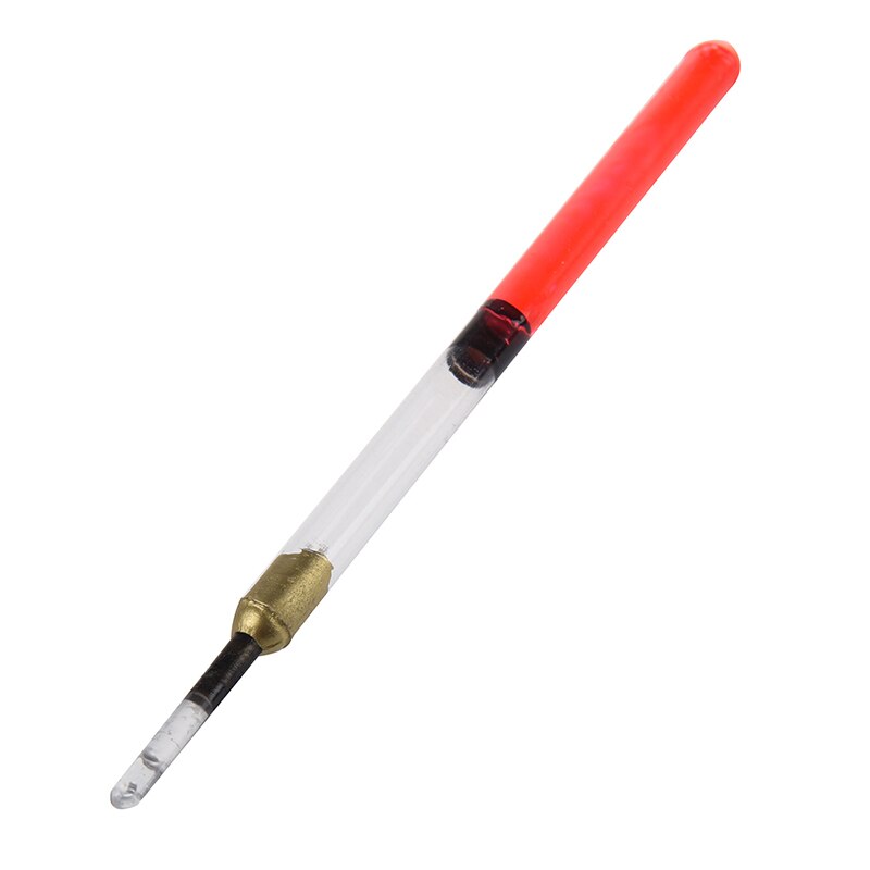 20 Clear Crystal Waggler Fishing Fish Floats Floating Stem Tube Set