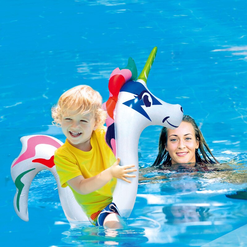 Nieuw Product Opblaasbare Zwemmen Stok 3D Dier Zwemmen Stok Kinderen Speelgoed Water Zwemmen Auxiliary Levert Water Speelgoed