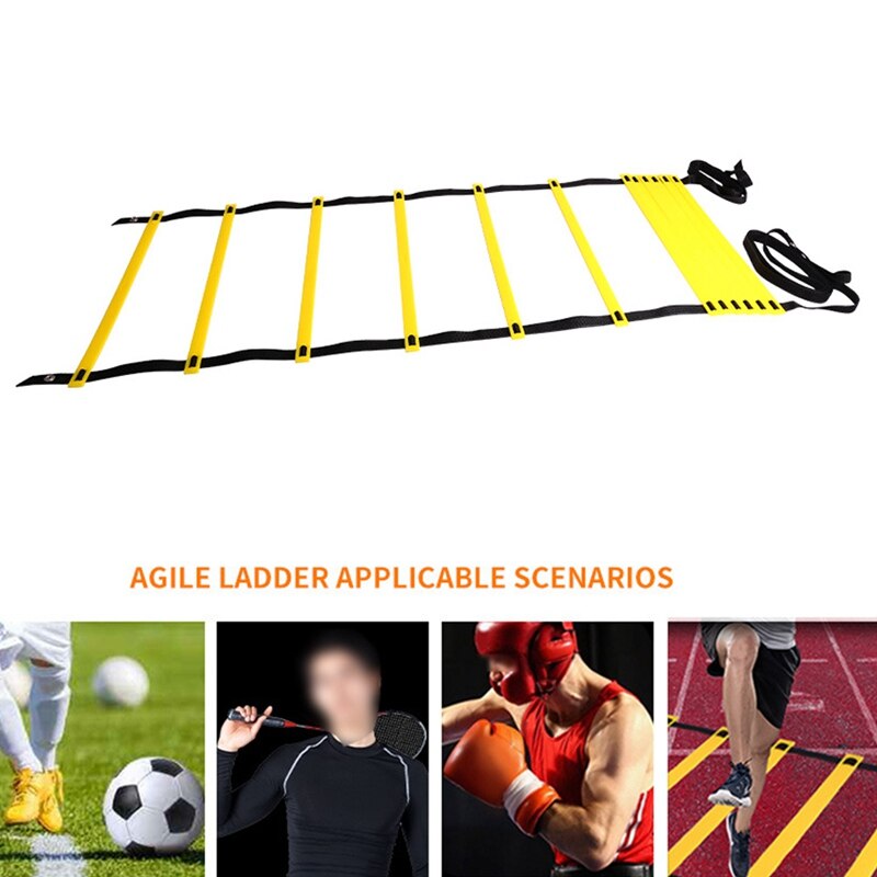 Adjustable Outdoor Soccer Football Training Ladder Durable Agility Ladder for Speed Training Fitness Football Agile Pace