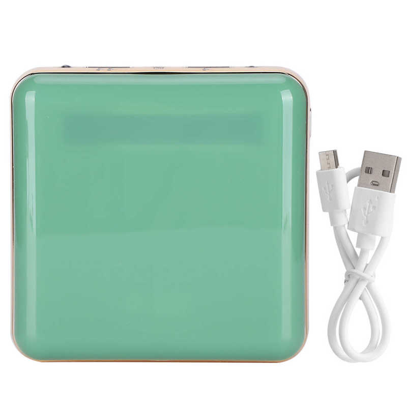 Power Bank Portable Power Supply Green 20000mAh Large Capacity for Office Home