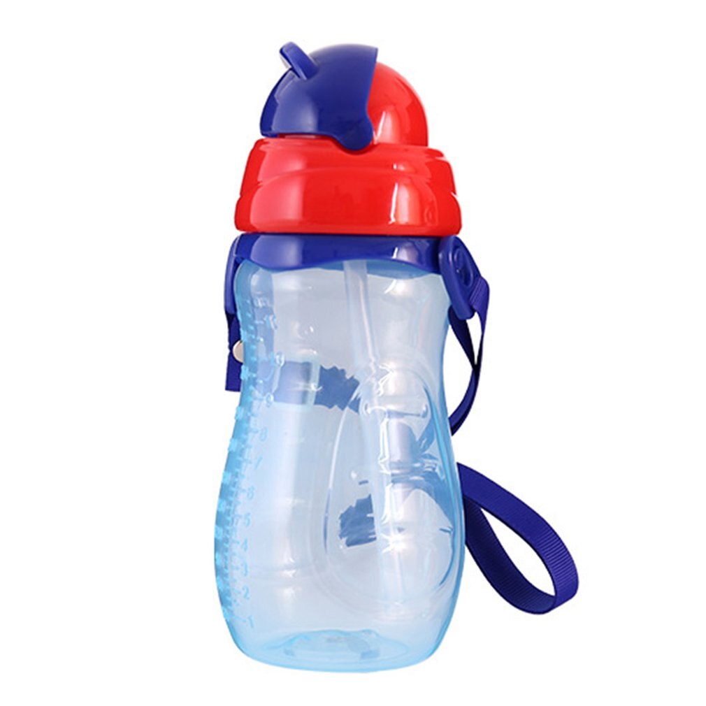 Infant Baby Learn Feeding Drinking Water Straw Bottle Food Grade PP Plastic Leakproof Baby Training Feeding Water Cup