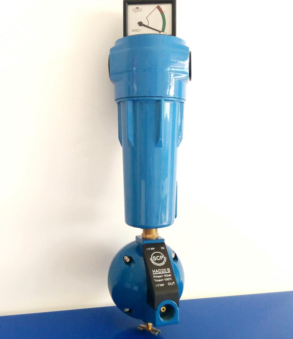 Round Ball Float Type Air Compressor Water Drain Valve 1/2 "BSP 400L/H 20 Bar Compressed Air
