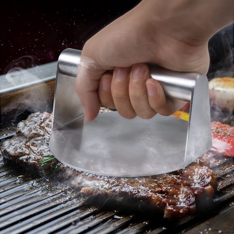Burger Presse, Runde Zerschlagen Burger Presse, Bratpfanne Zubehör Bausatz Für Grill, Hamburger Patty Hersteller Und quetschen Fett