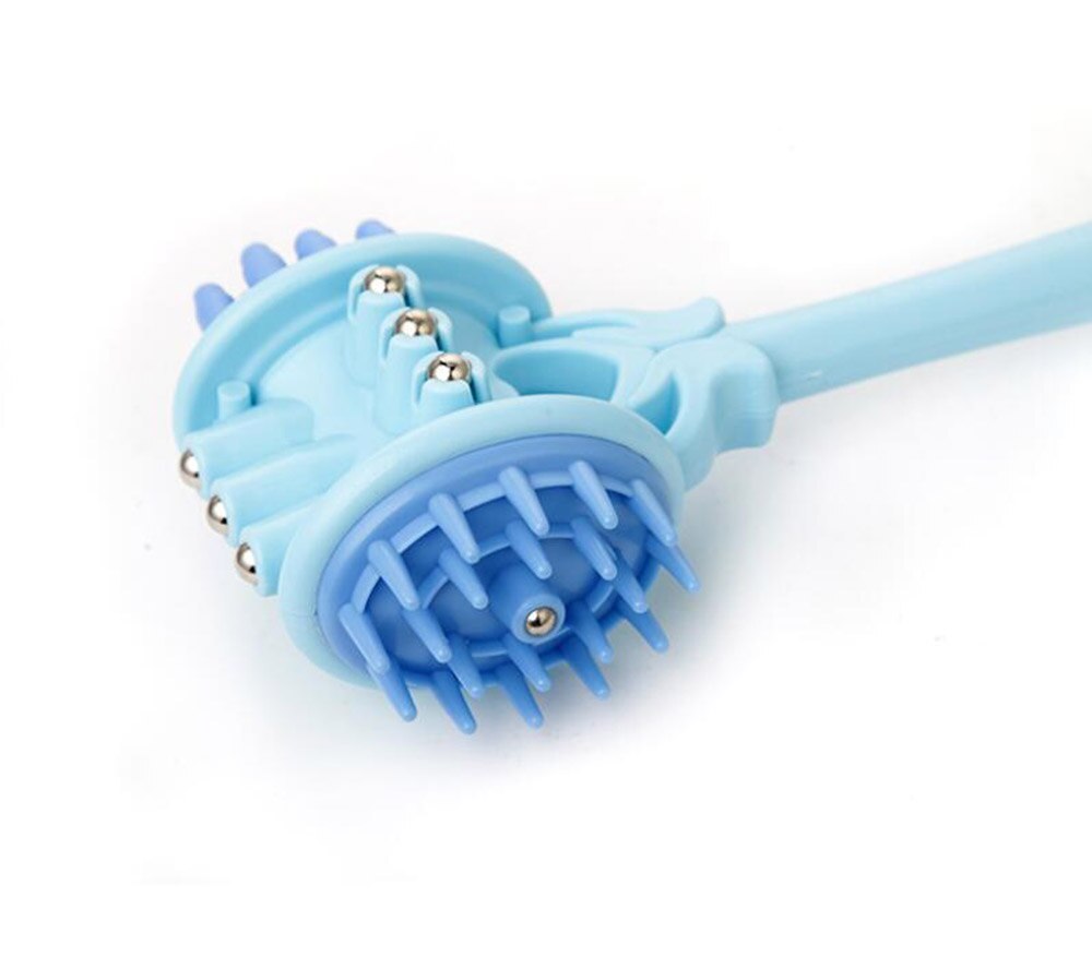Mini home massage hammer hammer with steel ball roll back massager multi-functional portable