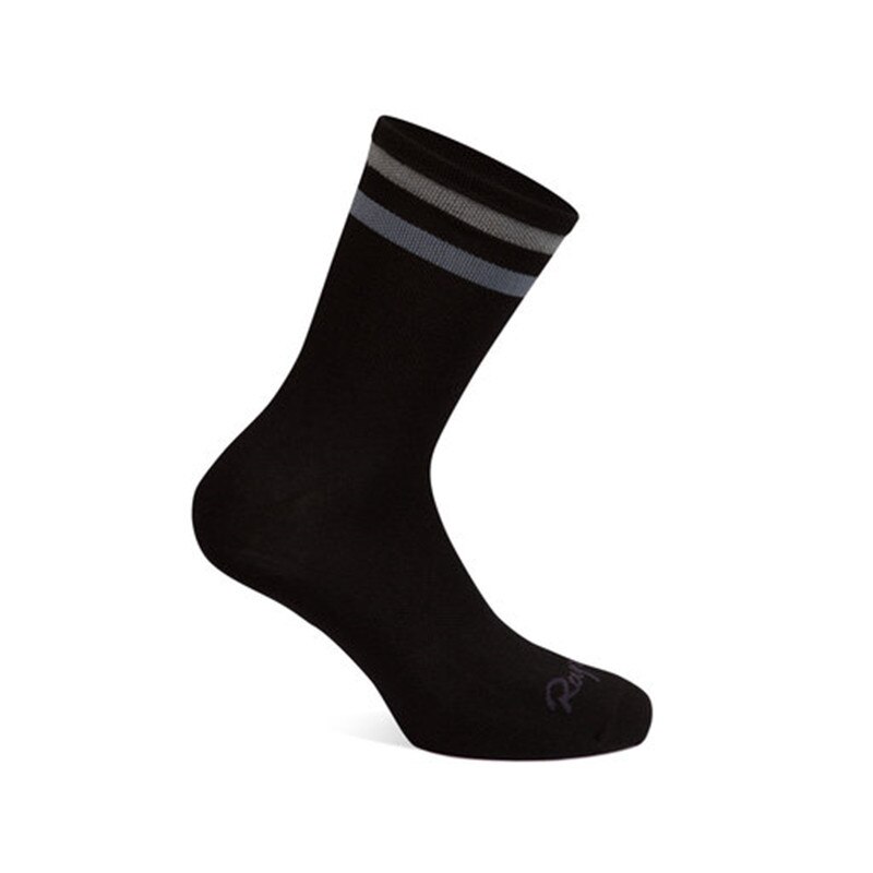 Summer Sport Cycling Socks Men Women Breathable Road Bicycle Socks Outdoor Sport Compression Socks: tiao black