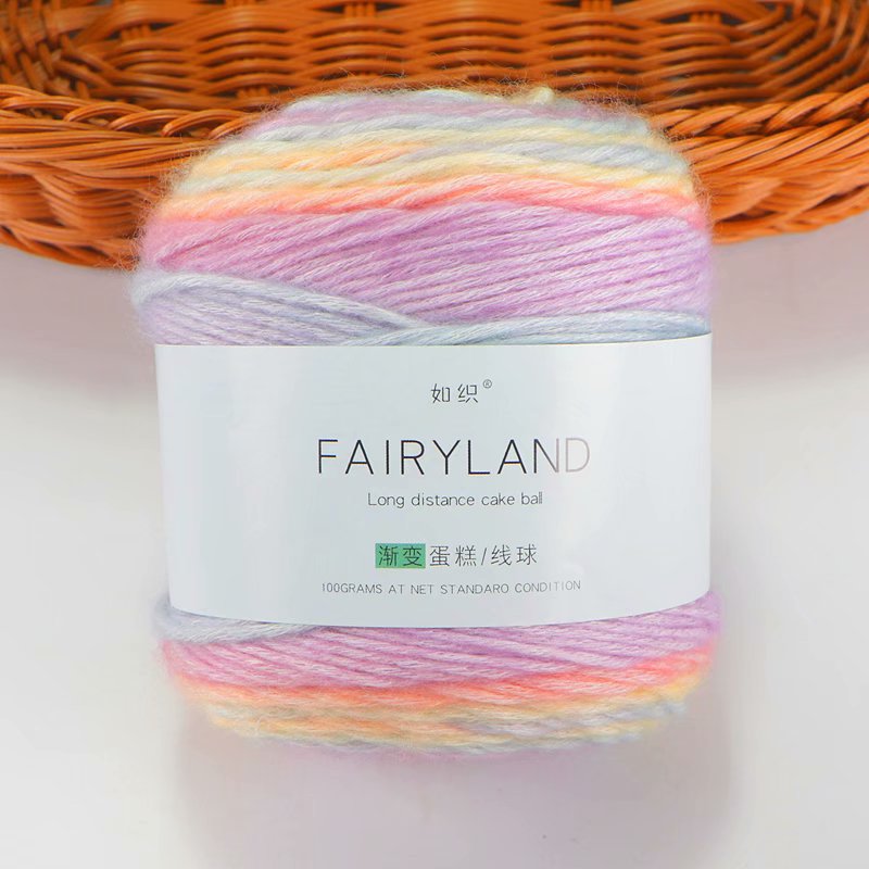 100G Tricot Hand Geweven Breien Katoenen Garen Wol Blends Gehaakte Tas Ilos Para Tejer