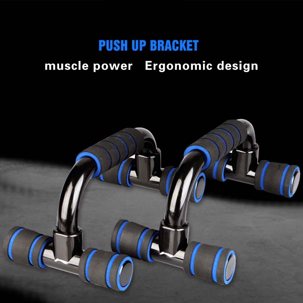 2 stk push up stand bar fitness stande i-type håndtag svampe grip bars gym muskel træning pushup bryst træner bodybuilding