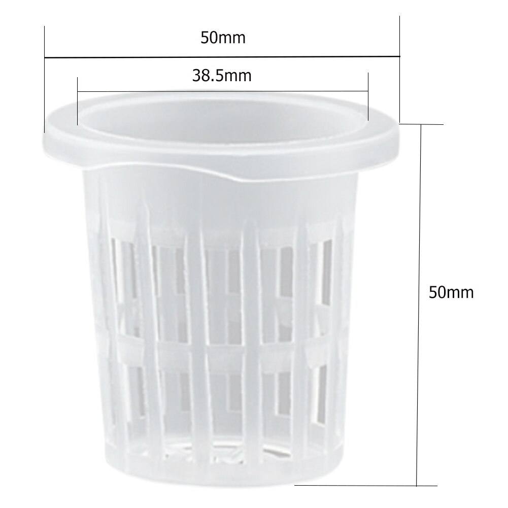 50pcs Hydroponic Colonization Mesh Pot Plant Grow Pots Hydroponic Aeroponic Planting Grow Clone Nursery Plant Soilless Basket: Type 40