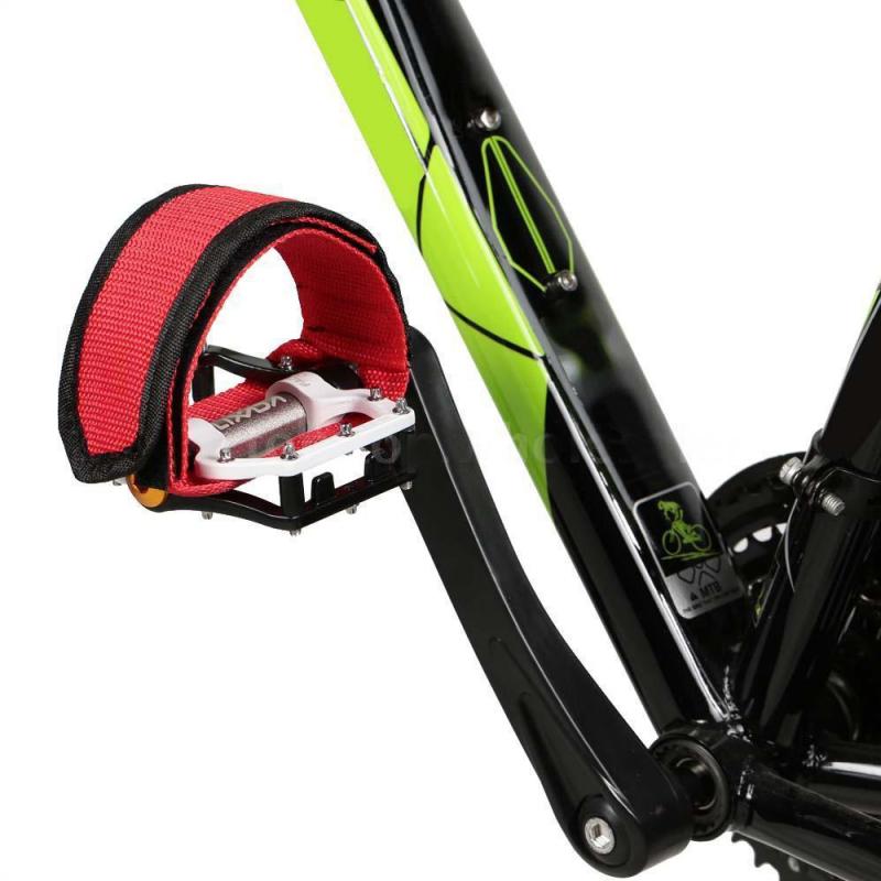 1Pcs Fiets Beam Voet Band Ultralight Bike Lijm Bandjes Pedaal Teen Clip Riem Riem Anti-Slip Pedaal Hond mond Set Bandjes