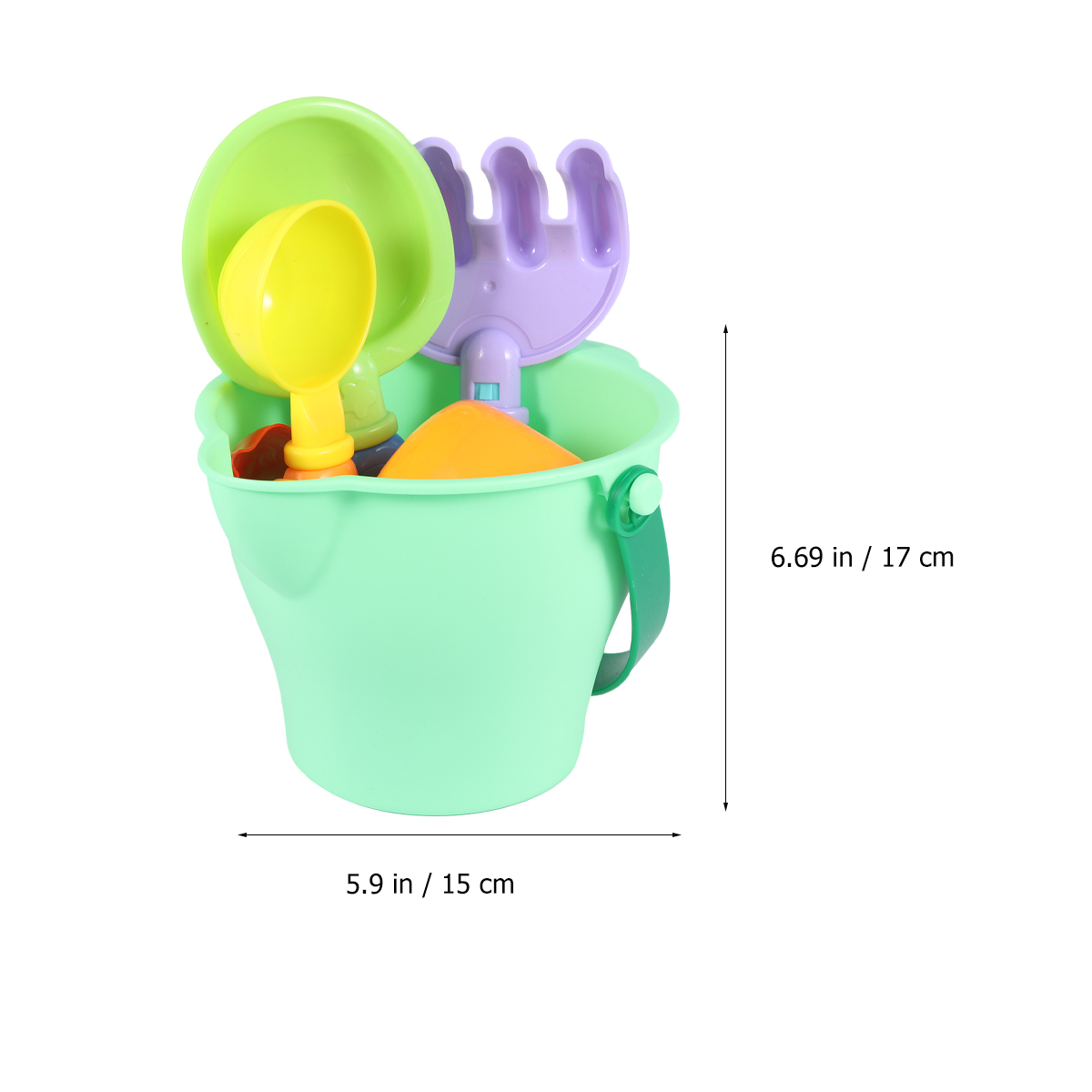 1Set Sand Play Summer Children Kids Ice Cream Bucket Sand Playing Beach Accessory Tool