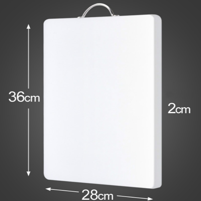 Mögelfast förtjockning kök hushåll polyeten harts plast stor mat skära frukt skärbräda yhj 101808: 35 x 27 x 2cm