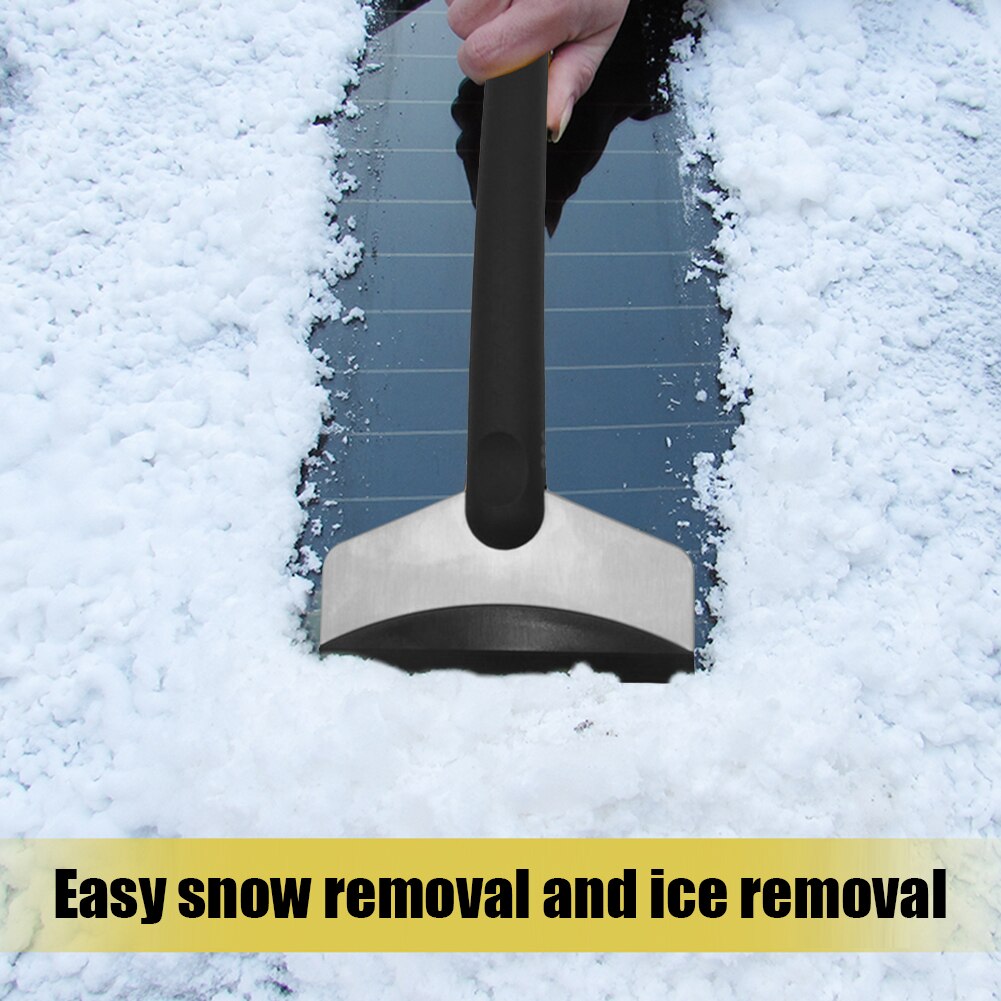 Stainless Steel Handle Snow Shovel Ice Scraper Multi-function Snow Removal Refrigerator Defrosting Shovel Brush Tool