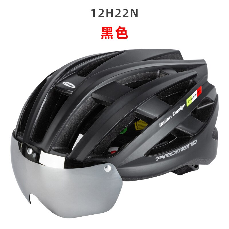 PROMEND – casque de vélo de montagne ultraléger, pour vtt, cyclisme sur route: black