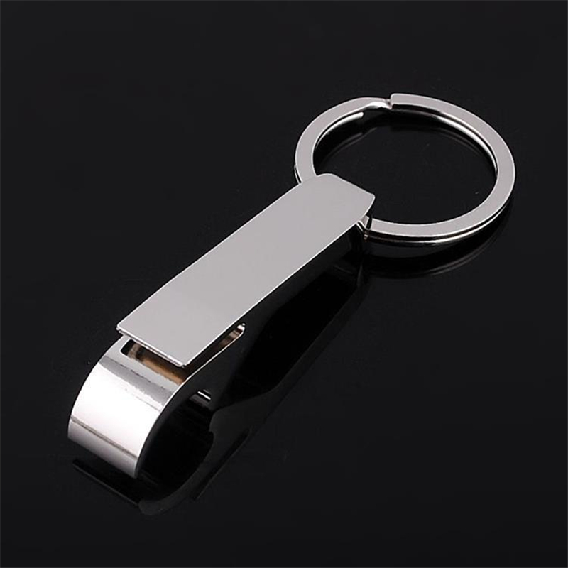 Ouvre-bouteille de poche portable en aluminium, ouvre-bouteille de bière, porte-clés, décoration de porte-clés, de faveur de fête de mariage, outils de bar,