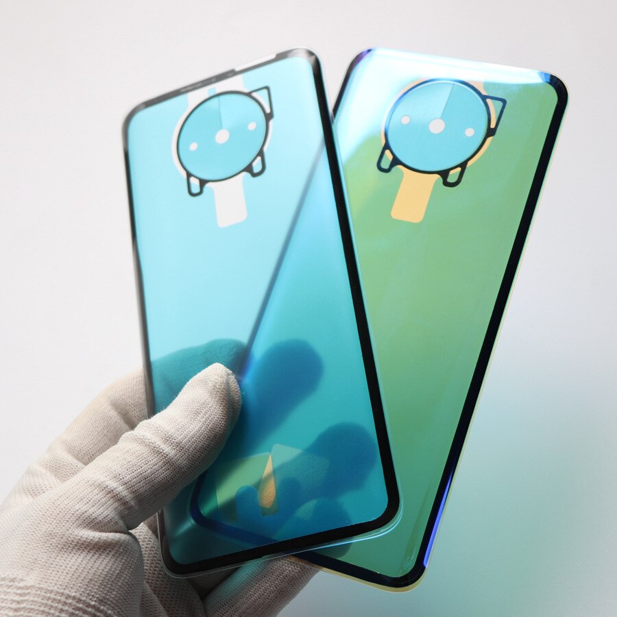 Modified Rear Cover For Xiaomi POCO F2 Pro Back Glass Battery Cover Rear Housing Door Panel Replacement+Adhesive Sticker