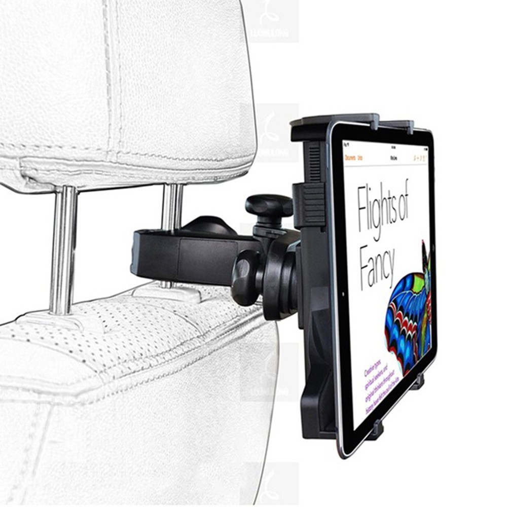 Car Seat Ipad Holder 360 degree swivel ball head Adjustable Car Seat Headrest Mount Holder for iPad Galaxy Tablet Holder