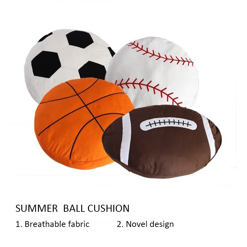 Kreative FußBall Kissen Kissen Winter Plüsch Sommer Atmungsaktive Stoff Für Freund Geburtstag Fans Hause Dekor