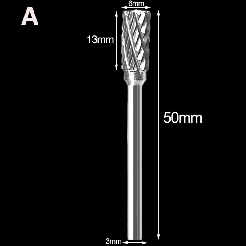 Tungsten Carbide Routing Router Bits Burr Rotary Tools Rotary Carving Carved Knife Cutter Tool Engraving Wood Working for Dremel: 1PCS A