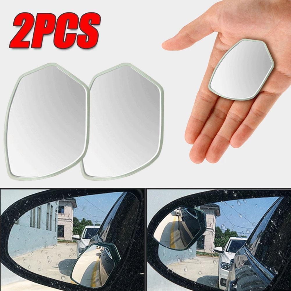 360 grad HD Blind Spot Spiegel Einstellbar Auto Rearview Convex Spiegel Für Auto Reverse Weitwinkel Fahrzeug Parkplatz Randlose Spiegel