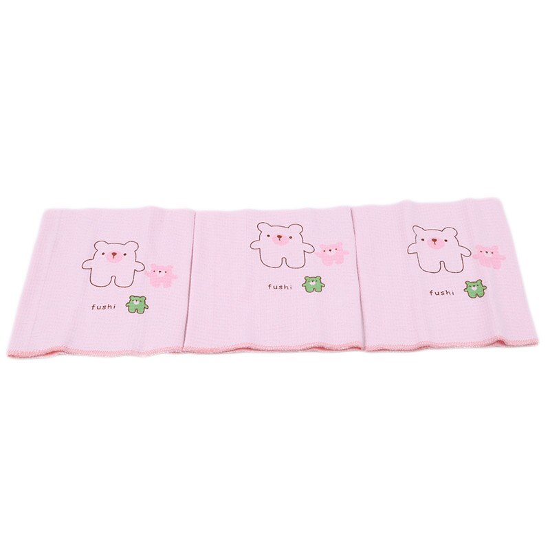 3 Pcs/Set Baby Bellyband Newborn Soft Cute Cotton Belly Button Protector Band Infant Kids Navel Guard Belly Protection: red