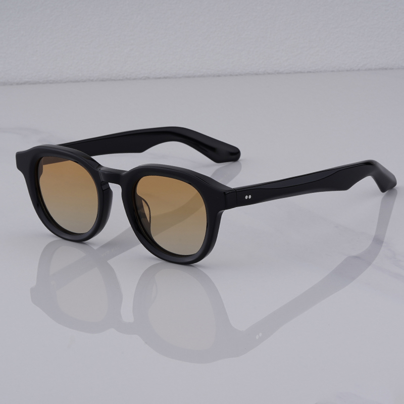 Johnny polariserade solglasögon män kvinnor lyxmärke lemtosh solglasögon vintage acetatbågar glasögon dahven