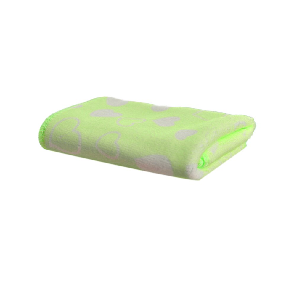 25 * 50cm bløde mikrofiber-absorberende håndklæder med tryk på børnehånd- og ansigtshåndklæde: 2
