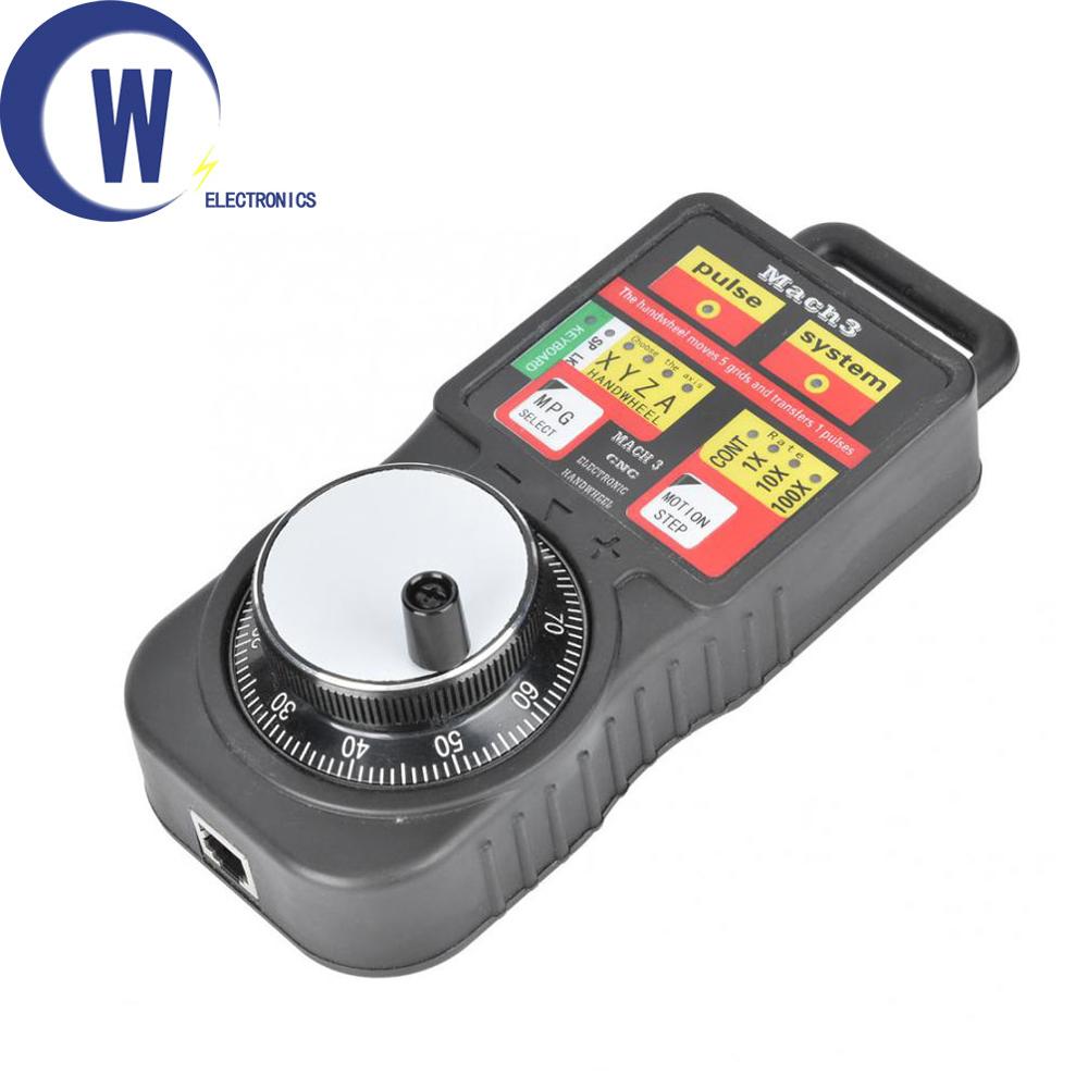 CNC MACH3 USB Industrielle Elektronische Handrad 4 Achse Manuelle Puls Generator MPG Anhänger Handrad