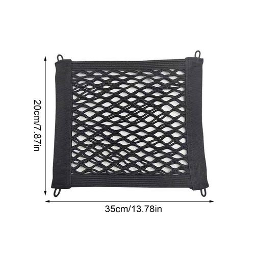 Motorcycle Cargo Net Heavy Duty Bungee Net Flexible Universal Trunk Storage Net Motorbike Storage Mesh Net Luggage Rack For Moto: 35x20cm