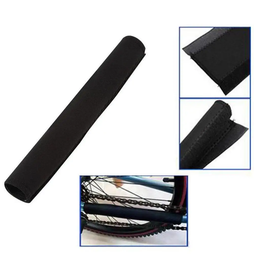 1PC MTB Bike Frame Protector Chain Achtervork Guard Cover Fietsen Chain Cover Zwart Fietsframe Bescherming Ultralight Fietsen