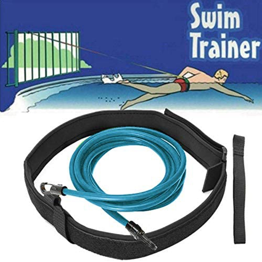 Cinturón de entrenamiento para nadar, correa de sujeción, arnés de natación, cuerdas Bungee, bandas de resistencia SEC88