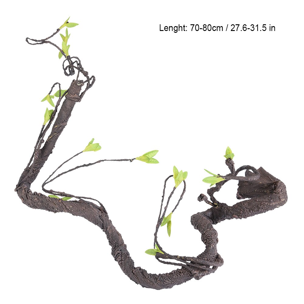 Kunstmatige Slangen Gecko Terrarium Reptiel Wijnstok Dierbenodigdheden Klimmen Kleine Dieren Tak Buigbare Chameleon Kooi Habitat Spider