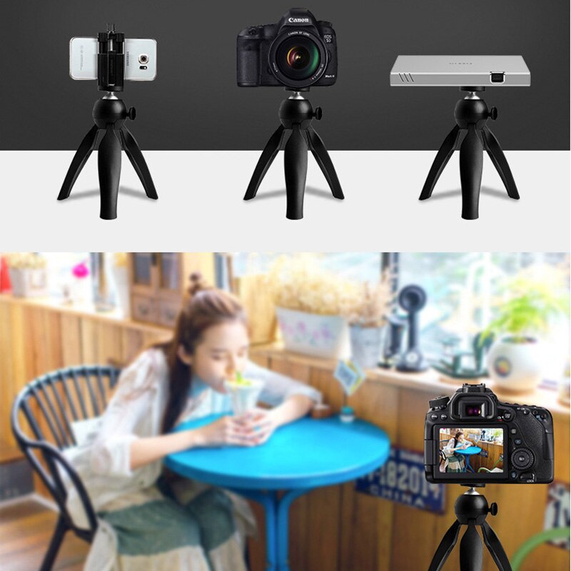 ZK30 TD90 YG400 Projector Bracket Mini Tabletop Tripod Mount Screw Portable C80 T18 T5 DLP Projector Desk Tripod Holder Stand