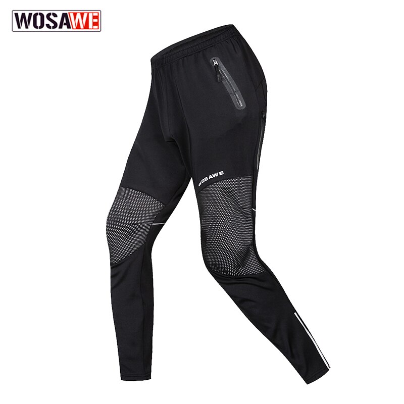Winter fietsbroek winddichte broek warme fietsbroek lange sport fiets fitnessbroek reflecterende fietskleding
