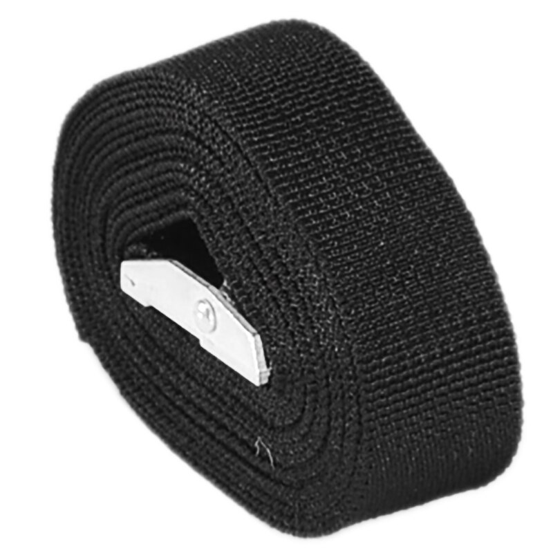 2.5 mx 25mm bilbagage bundet bilbagage fragt surringsbånd zinklegering nylon spænderem sort spændetov
