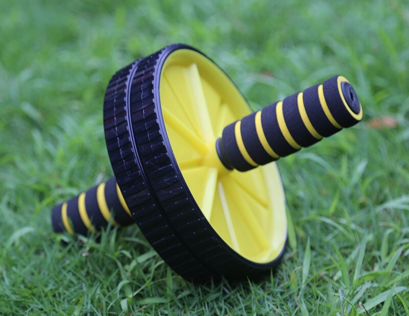 Novice AB Abdominal wheel abdominal training apparatus fitness gym exercise equipment at home press roller and Knee Pad#g20