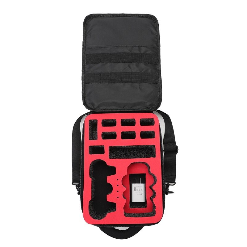 Borsa a tracolla portatile borsa a tracolla zaino custodia per-DJI Mini 2 Drone 28TE: Rosso