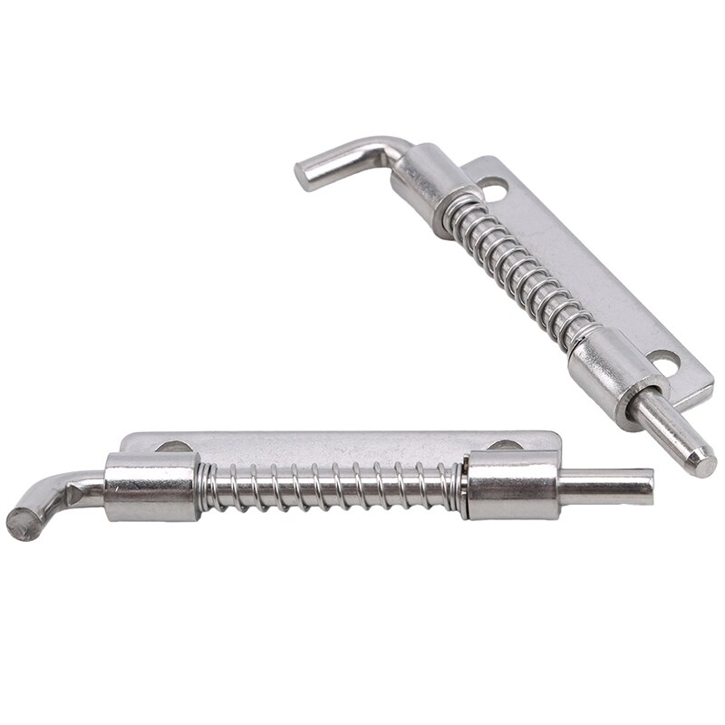 Door Bolts Stainless Steel Narrow-edge Perforated Spring Industrial Cabinet Flat Welding Power Distribution Cabinet Door Latch