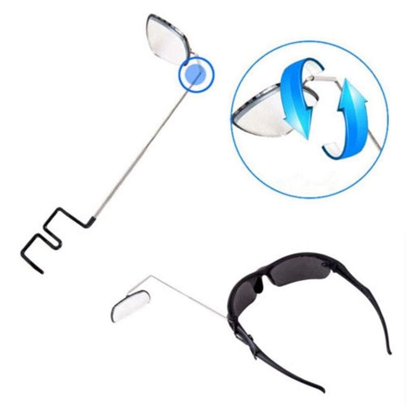Bike Bicycle Cycling Riding Mirror Helmet Mount Rearview Rear View Eyeglass