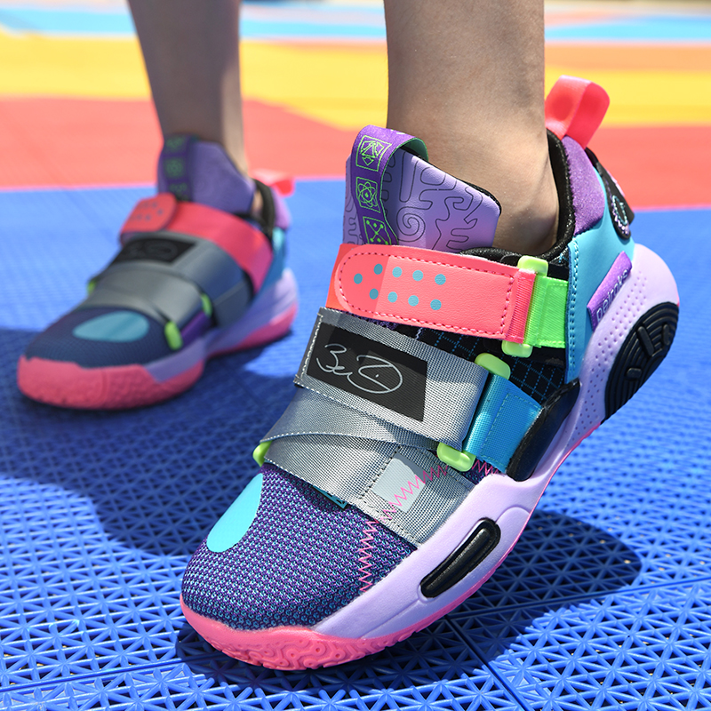 freundlicher Mädchen Basketball Schuhe Gepolsterte Stoßdämpfung Bequeme Sportliche Sport Laufen Ich bin Freien Nicht-Unterhose Gehen Für freundlicher Jungen