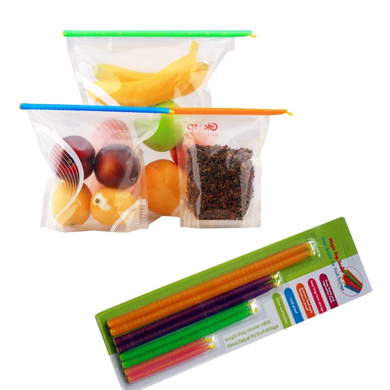 Anylock – bâton de fermeture de sac alimentaire, outils et équipement de réfrigération, clip de fermeture de sac alimentaire, famille, tailles variées, emballage 8 pièces