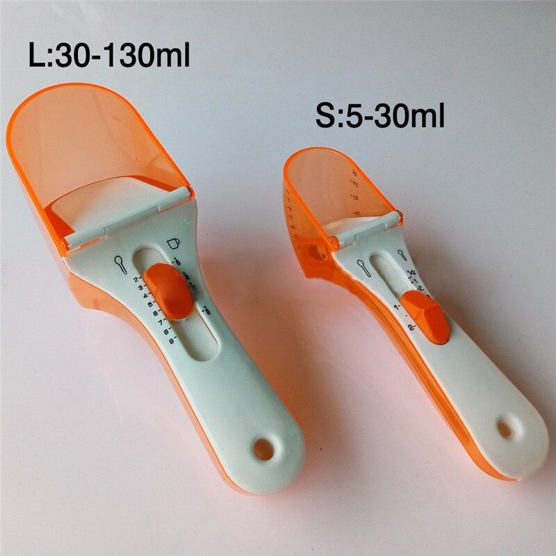 adjustable measuring spoon plastic cool measuring tool cup teaspoons