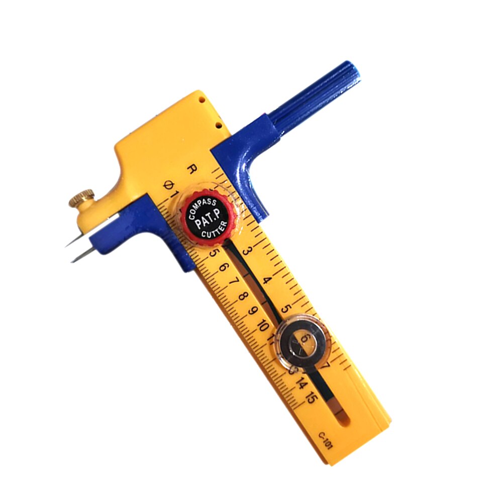 Rotary Verstelbare Cirkelfrees Karton Handmatig Naaien Tool Ronde Papier Ambachten Kaarten Maken Kleren Diy Scrapbooking Patchwork