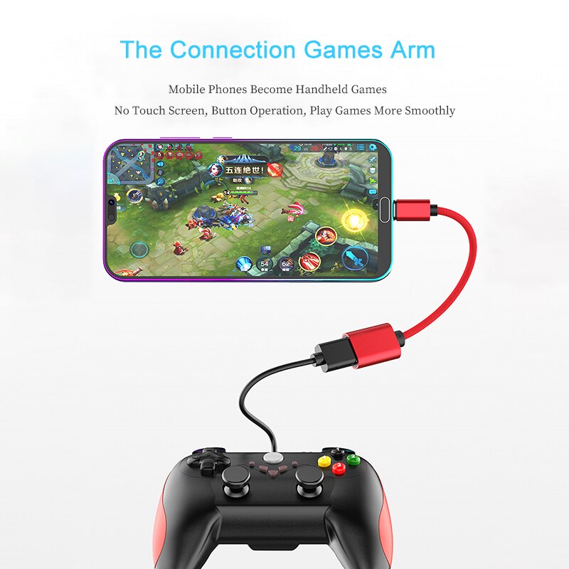 Cable adaptador OTG tipo C USB 2,0 A hembra A tipo C macho para Samsung, Huawei, Xiaomi, teléfono inteligente, tableta, unidad Flash de datos