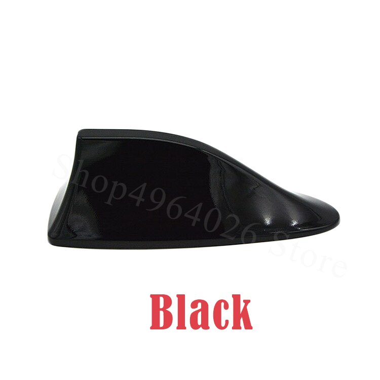Para Peugeot 307, 206, 308, 407, 207, 3008, 508, 406, 3008 cc sw antenas de señal de coche alerón con forma de aleta de tiburón Accesorios Estilo: black
