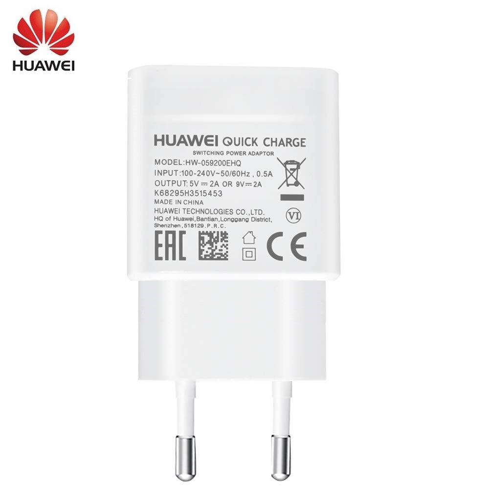 Huawei 9V2A EU charger QC 2.0 Quick Fast Charge Adapter USB Type-c For nova3 3i 4 honor 9 8x p7 p8 p9 p10 p20 lite mate 7 8 9