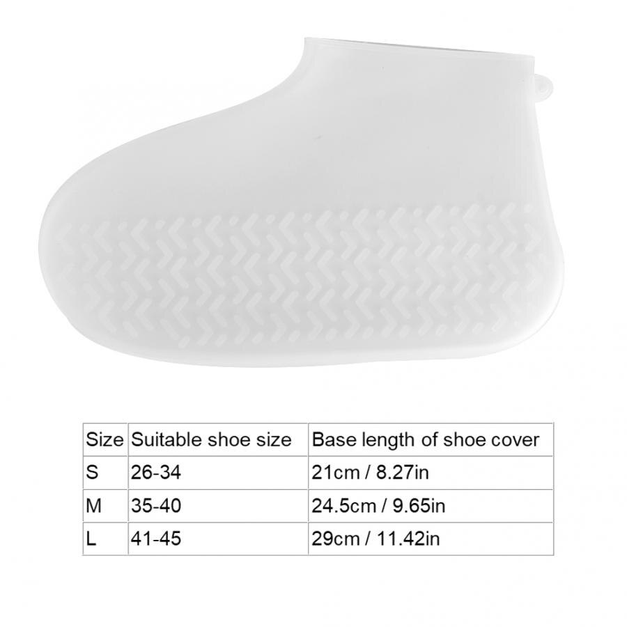 Portable Non-slip Waterproof Silicone Shoe Covers Shoe Protectors for Indoor Outdoor Protection Shoe Covers
