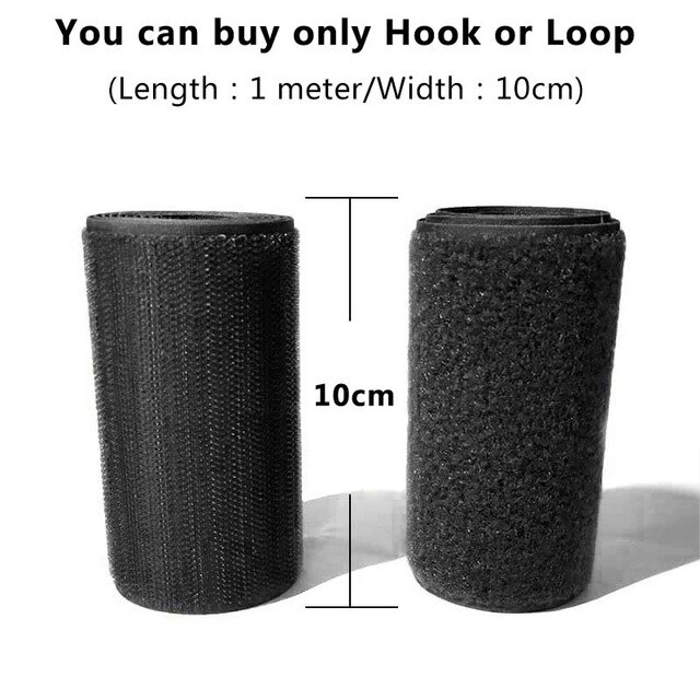 Velcro de 10CM de ancho sin adhesivo, cinta de costura con cinta de sujeción, pegatina, correa de velcro, accesorios de ropa de alta costura: Latón envejecido