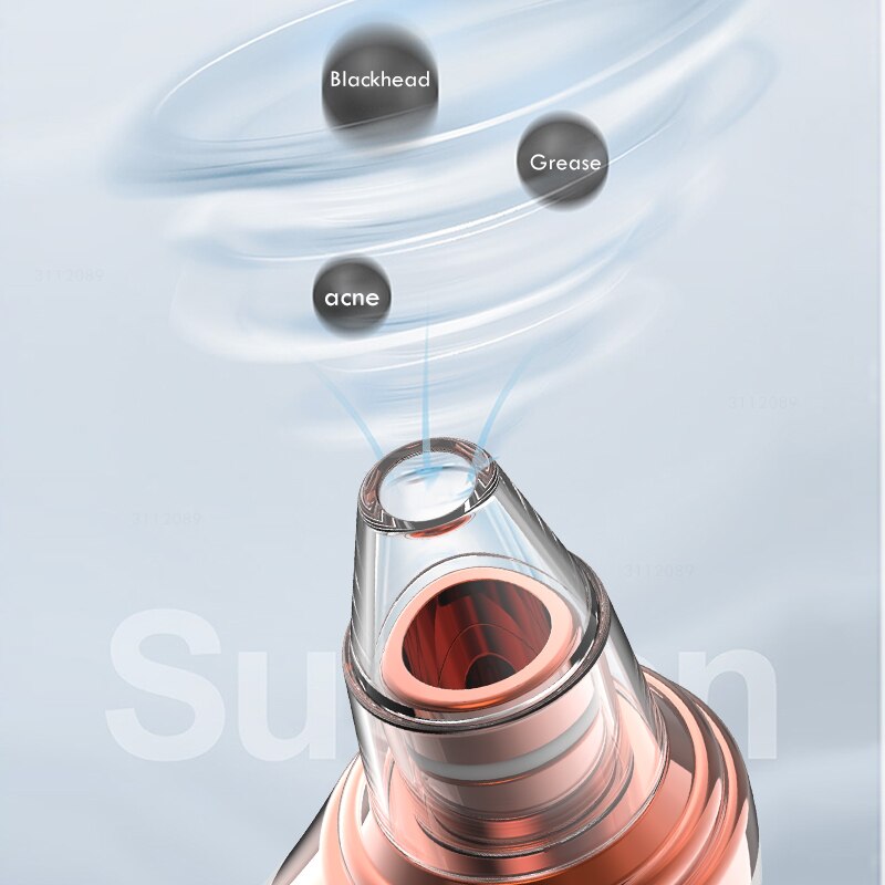 Blackhead Remover Face Deep Nose Cleaner T Zone Pore Acne Pimple Removal Vacuum Suction Facial Diamond Beauty Clean Skin Tool Bl