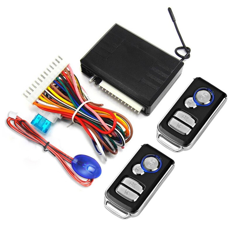 Keyless Entry System Car Alarm Door Central Lock Auto Remote Control Key Locking Power Window Trunk Release Controller Universal: A01